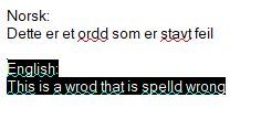 Spellcheck two languages at once in HCL Notes